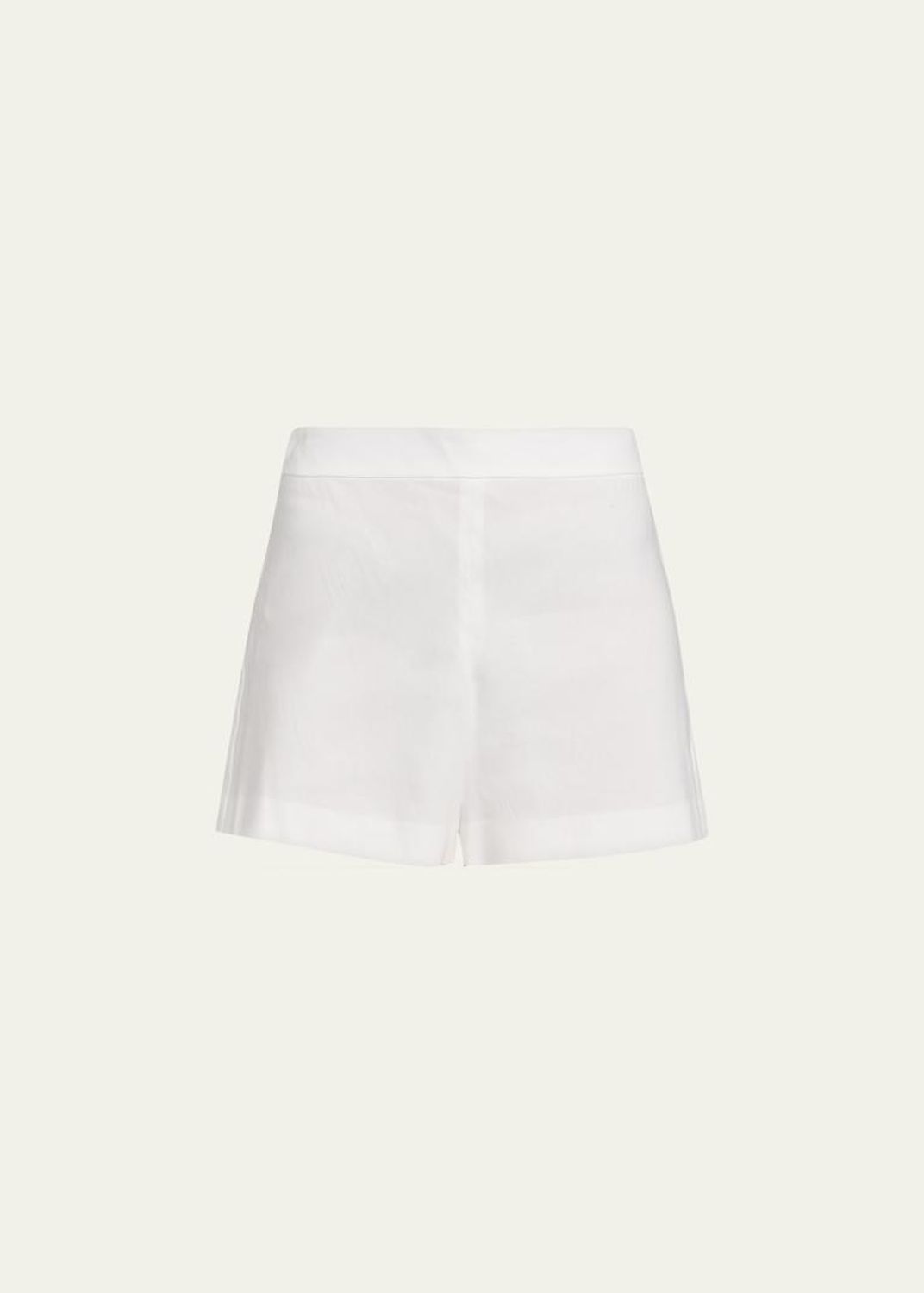 ALICE + OLIVIA Hera Linen-Blend Flare Shorts - Bergdorf Goodman