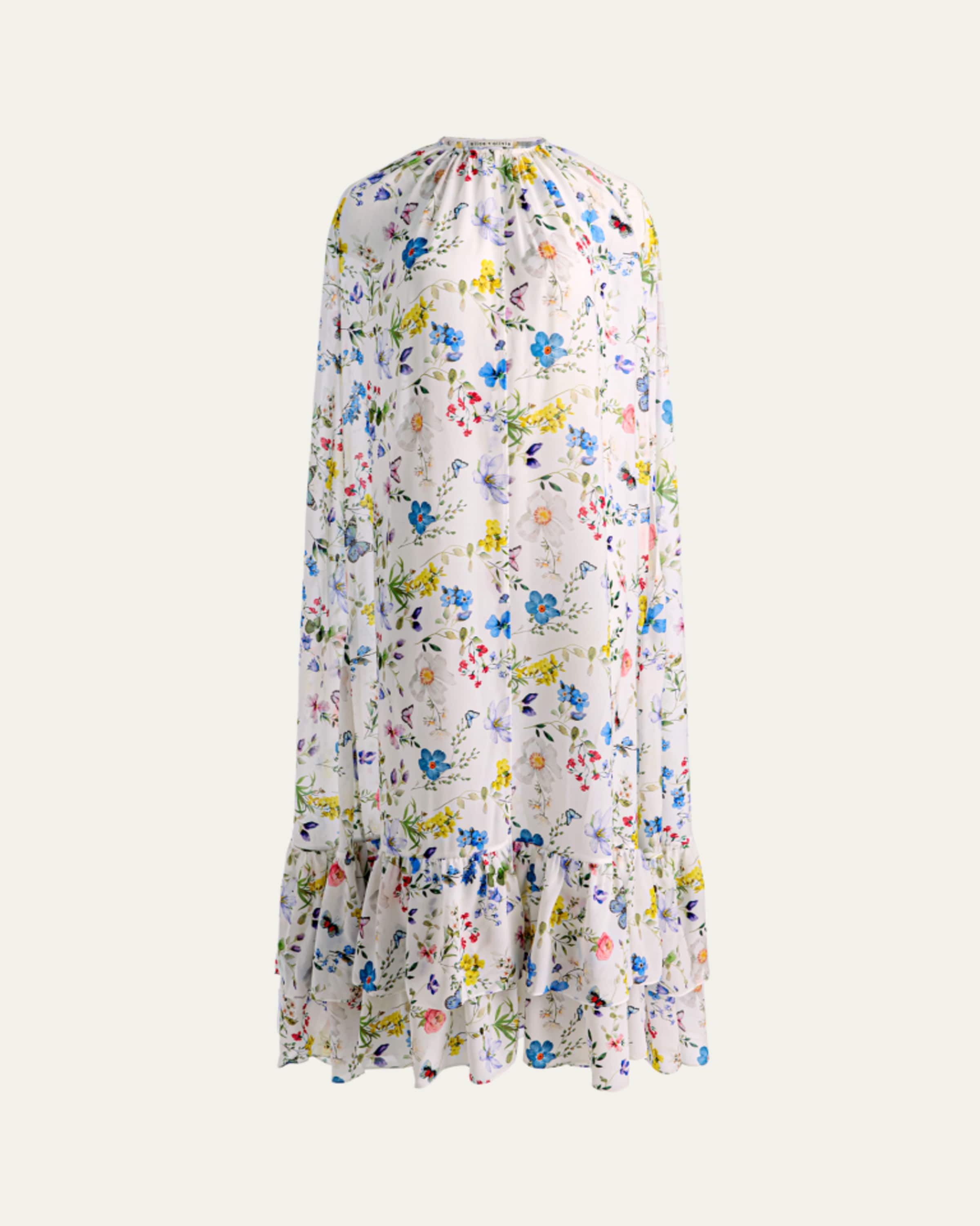 ALICE + OLIVIA Roya Maxi Cape - Bergdorf Goodman