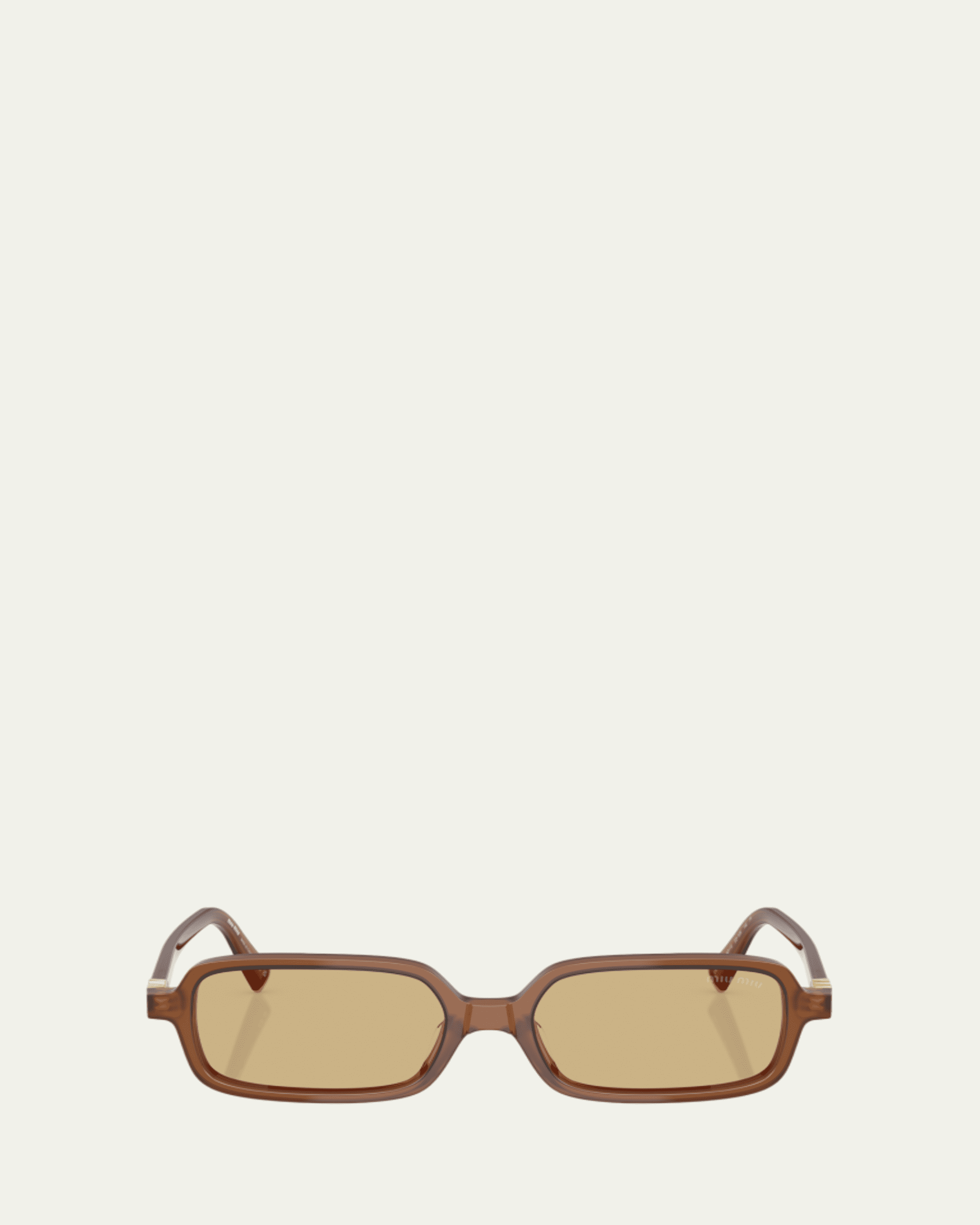 Miu Miu MU 11ZSF Acetate Rectangular Sunglasses - Bergdorf Goodman