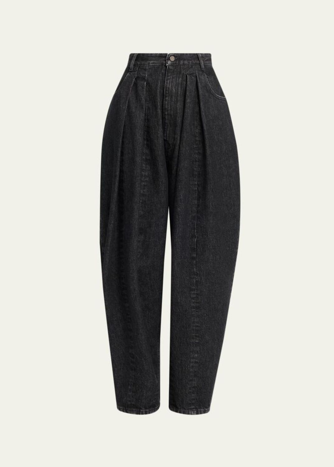 Michael Kors Collection Camilla Wide-Leg Melange Wool Trousers