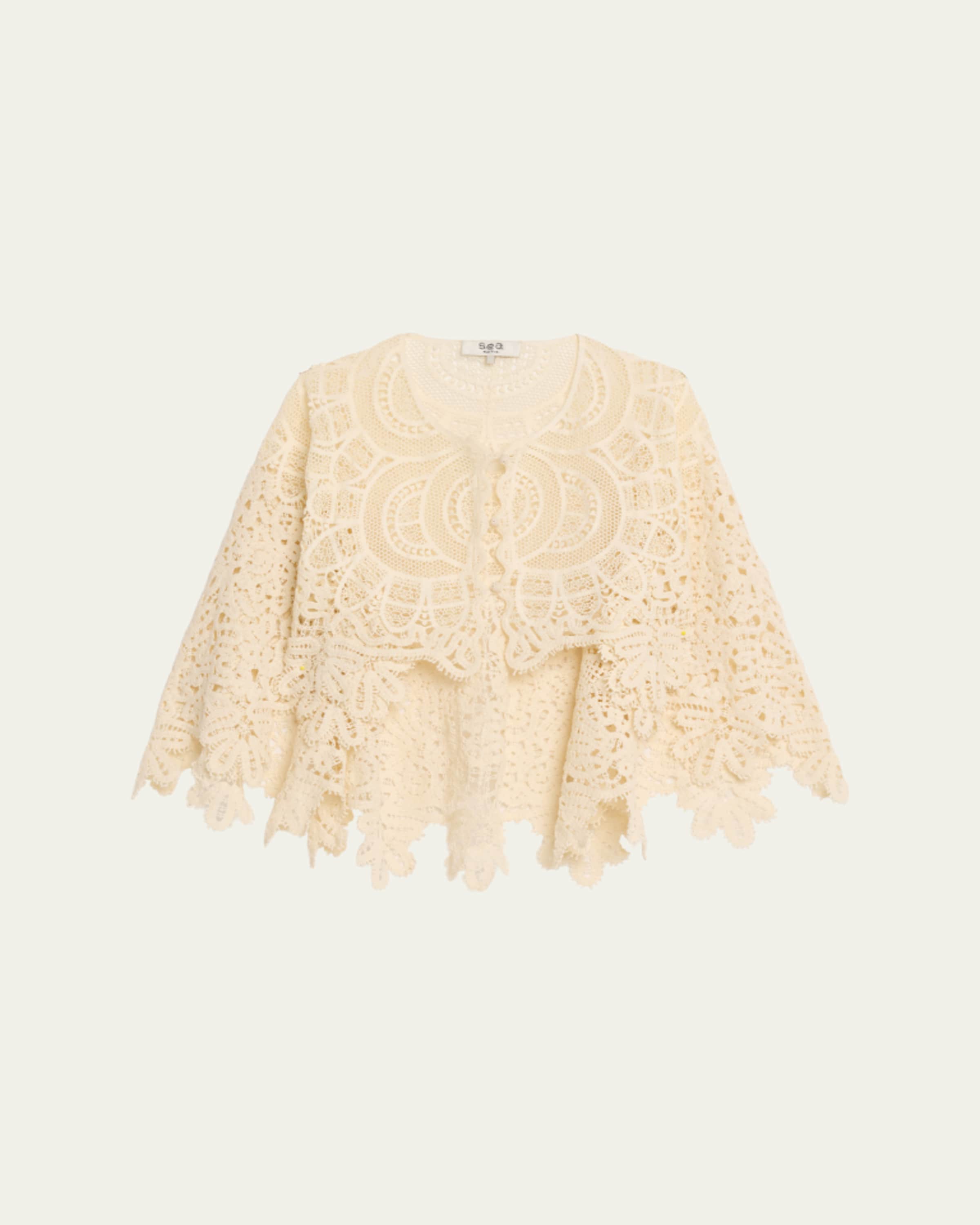 Sea Arianna Floral Lace Blouse - Bergdorf Goodman