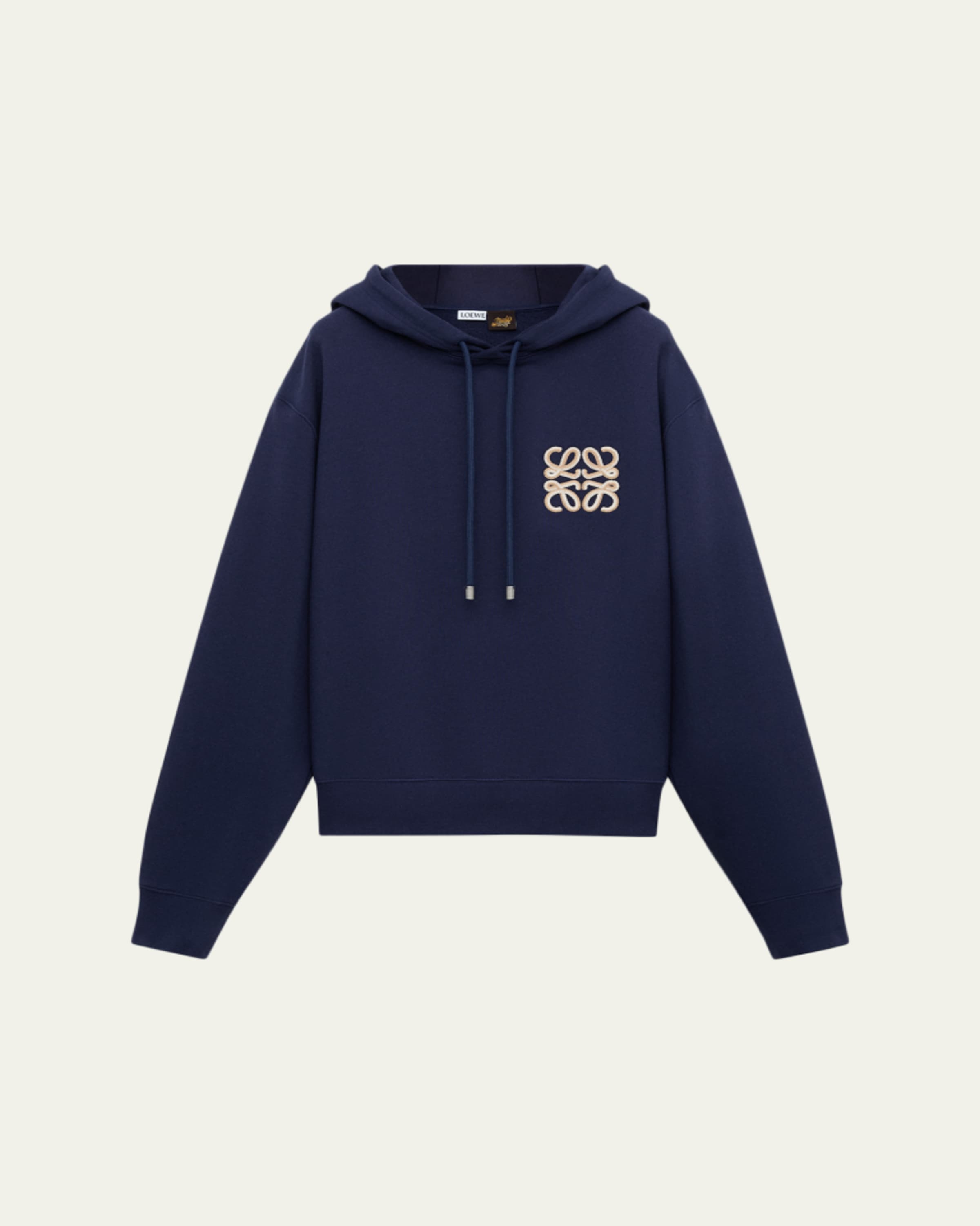 Loewe Men's Anagram Zip-Up Hoodie - Bergdorf Goodman