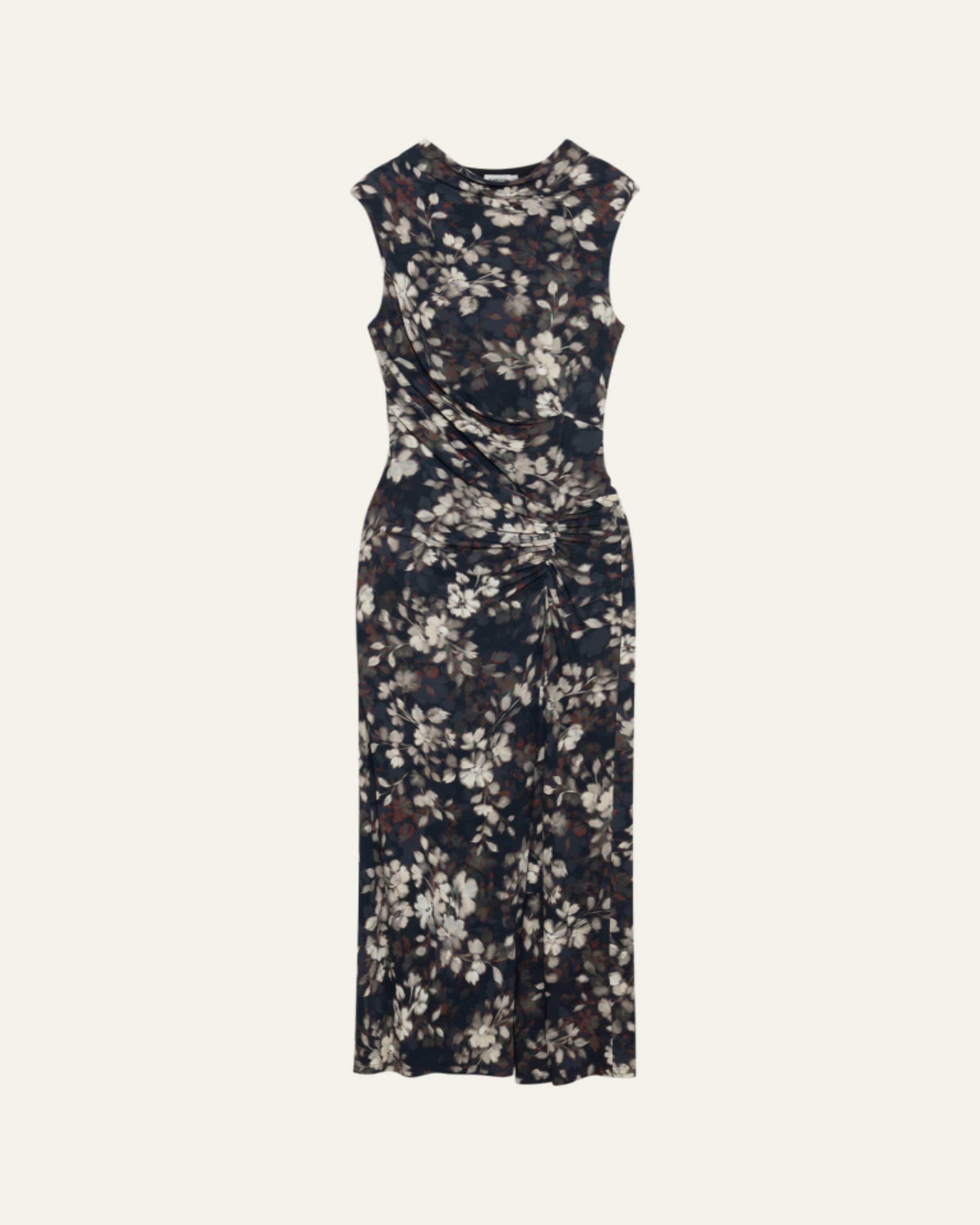 Veronica Beard Kitt Bandana-Print Midi Dress - Bergdorf Goodman