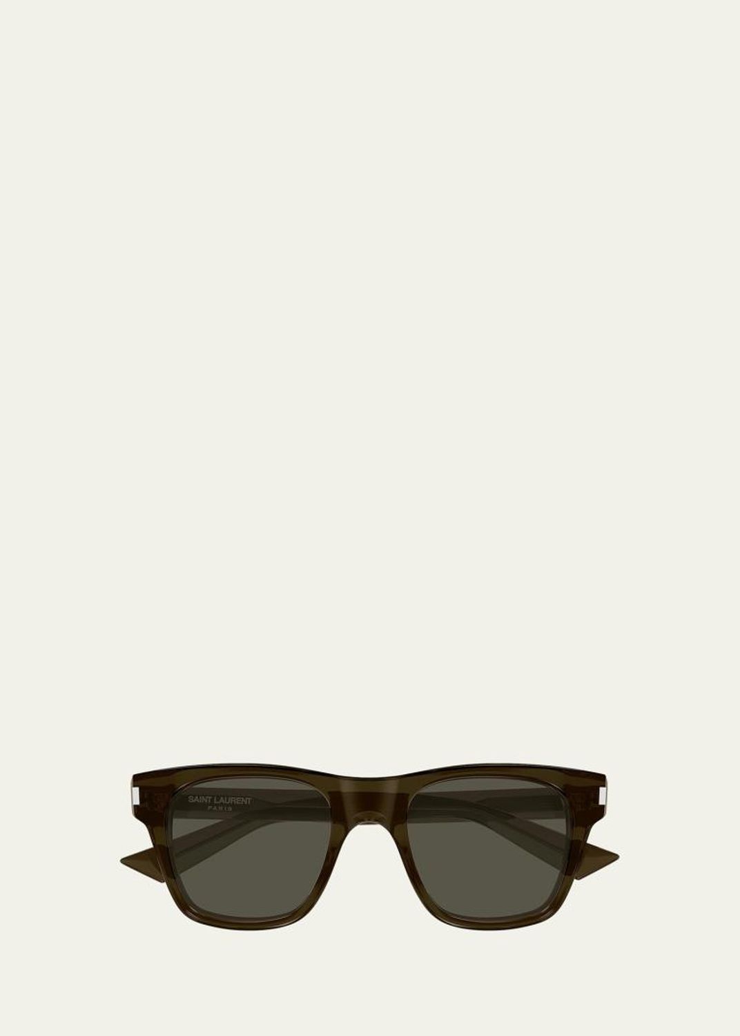 Saint Laurent Men's Square Acetate Sunglasses - Bergdorf Goodman