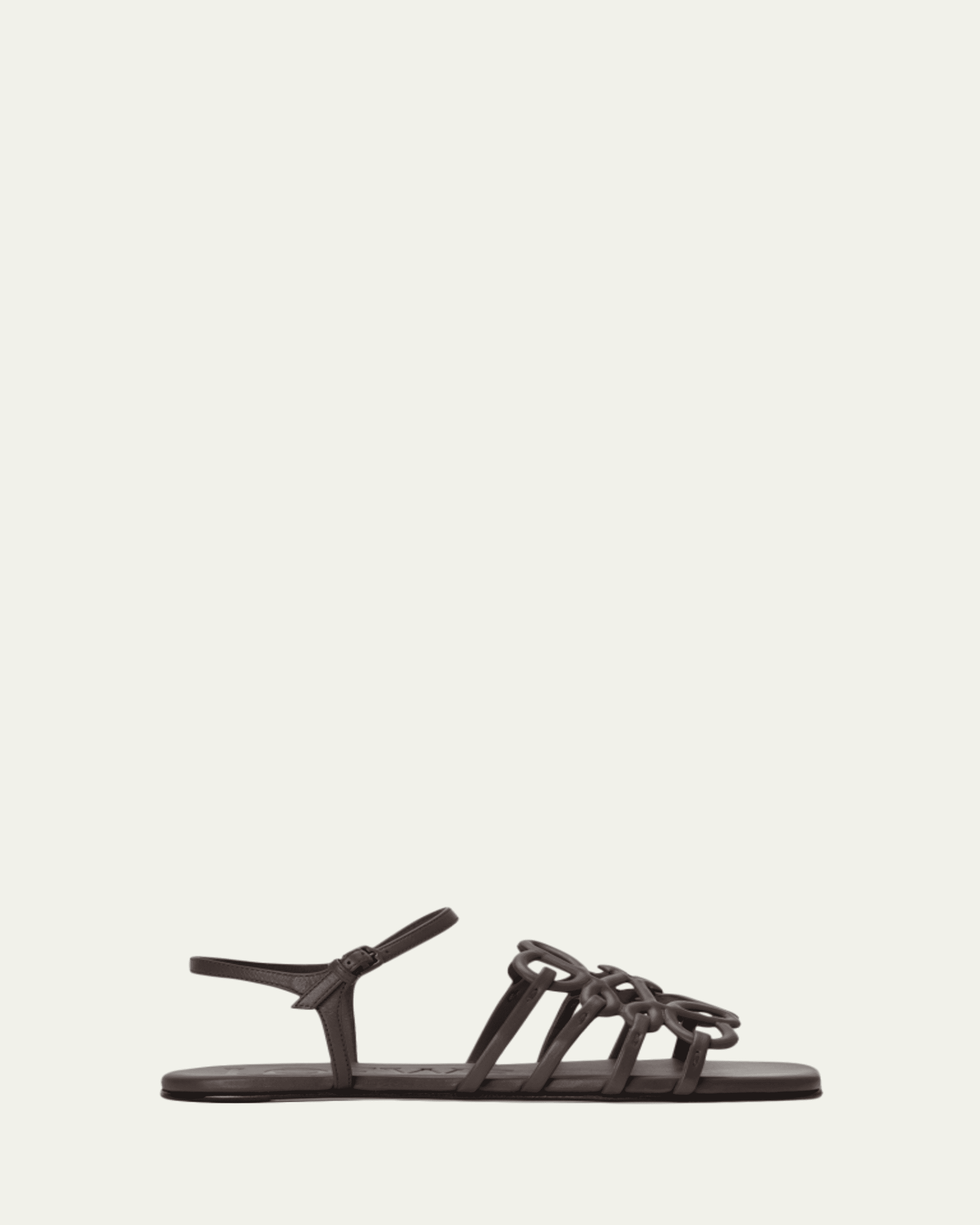 Loewe x Paula's Ibiza Anagram Pebble Bead Leather Sandals