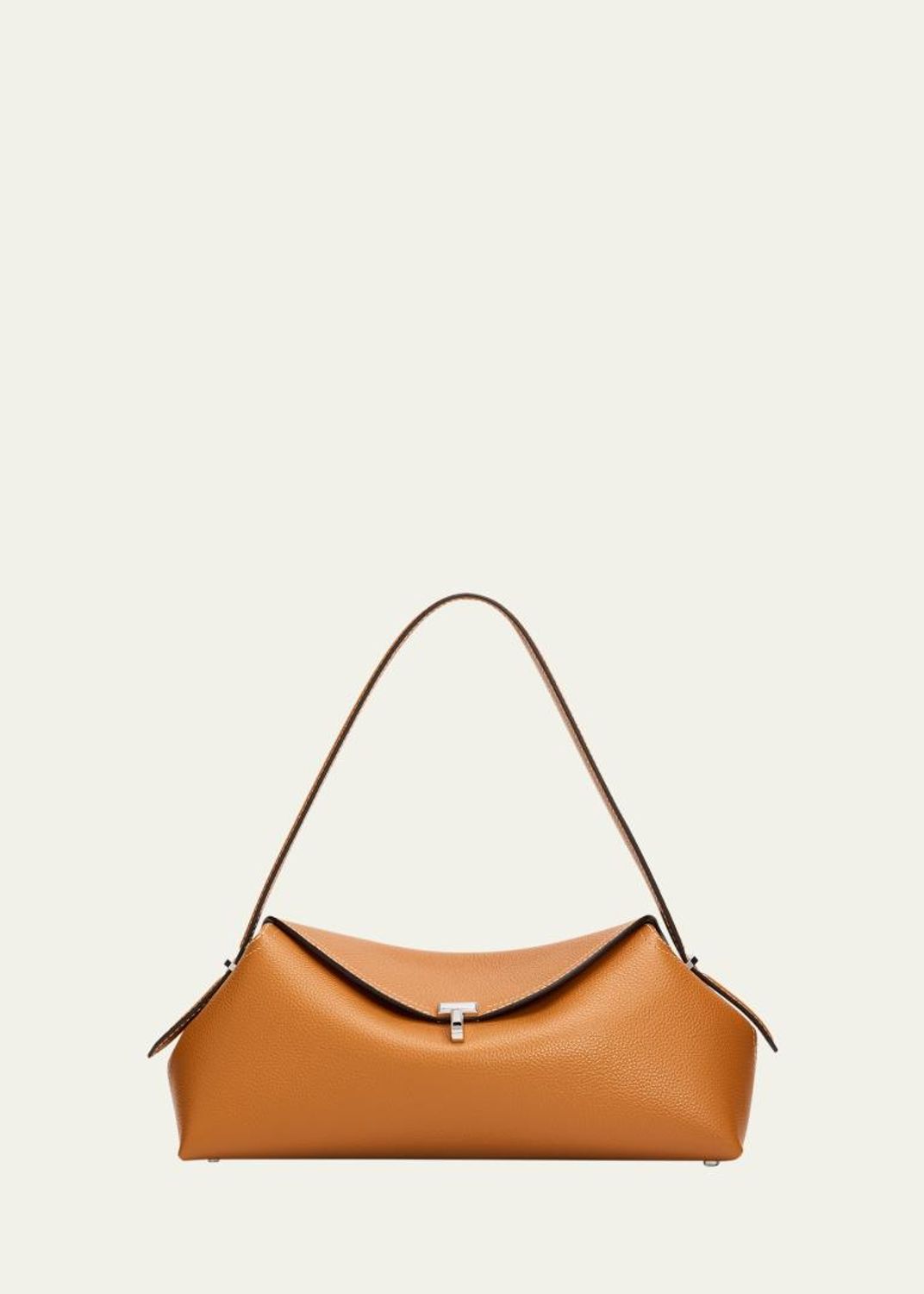 Toteme Box Croc-Embossed Leather Top-Handle Bag - Bergdorf Goodman