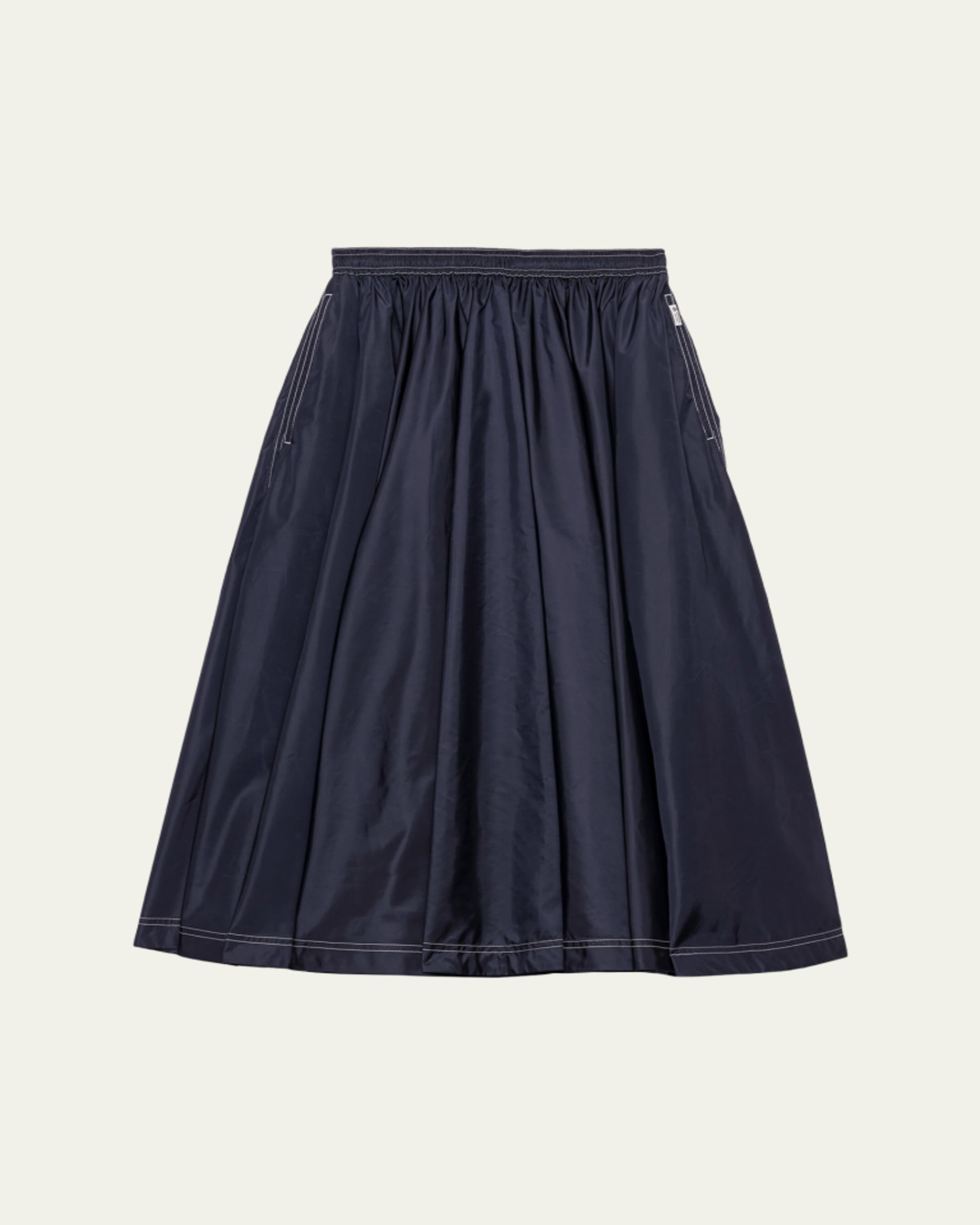 スカート Prada Nylon Skirt Prada Re-Nylon Midi Skirt - Bergdorf Goodman