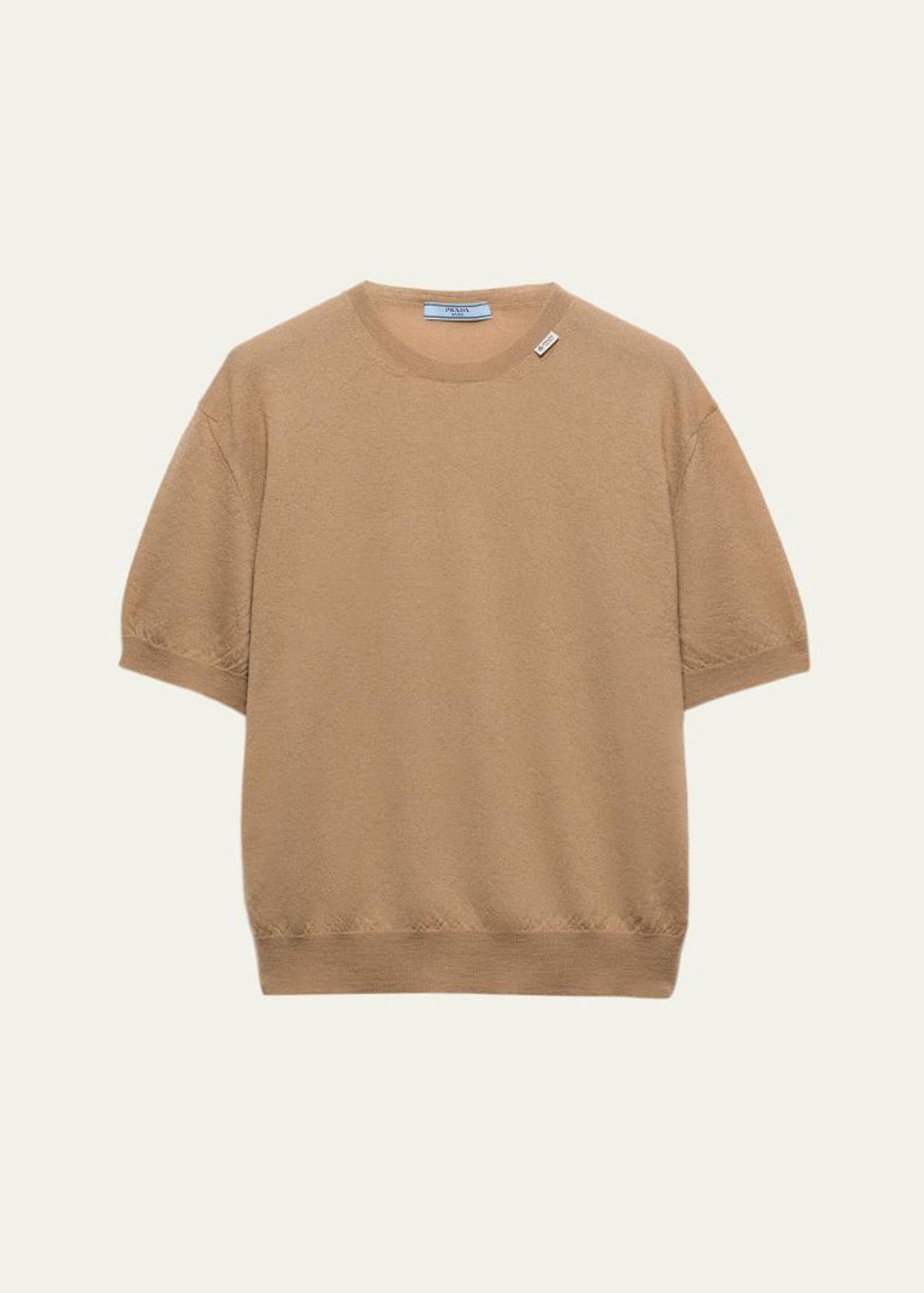 Prada Boxy Cable Cashmere Sweater - Bergdorf Goodman
