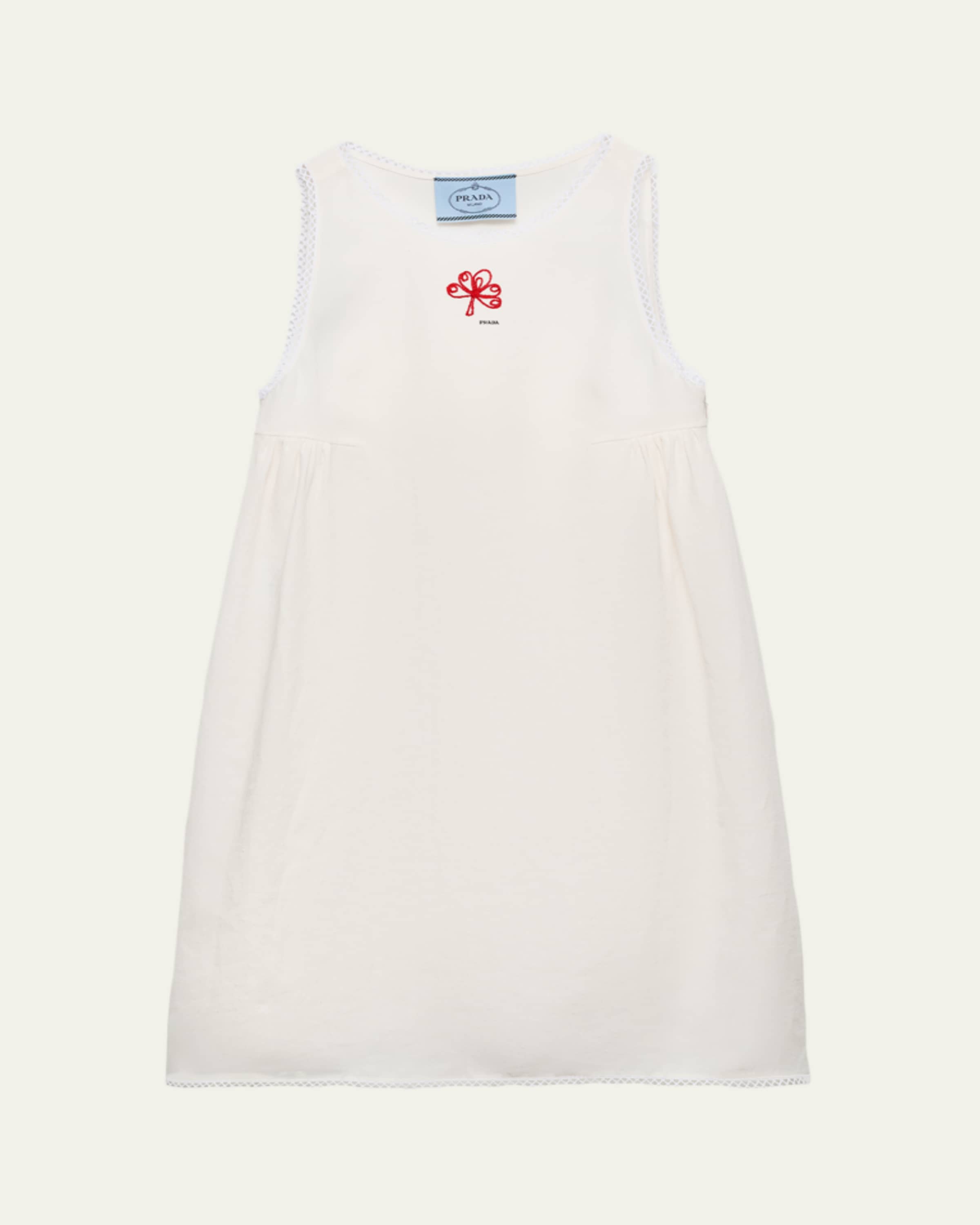 Prada Old Denim Mini Dress - Bergdorf Goodman