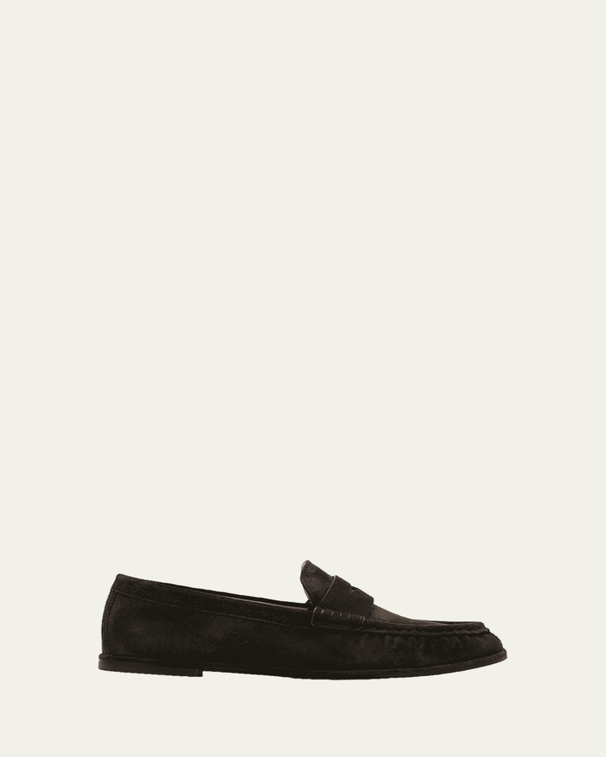 MM6 Maison Margiela 25mm Suede Mule Loafers - Bergdorf Goodman