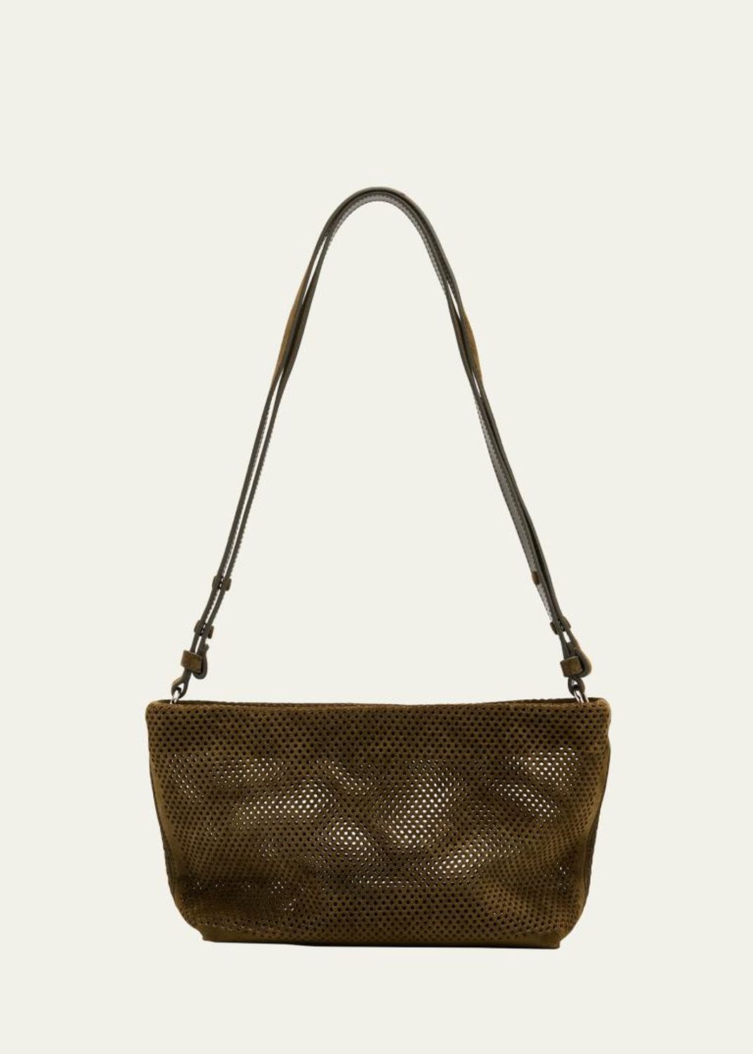Proenza Schouler Bond Zip Suede Shoulder Bag - Bergdorf Goodman