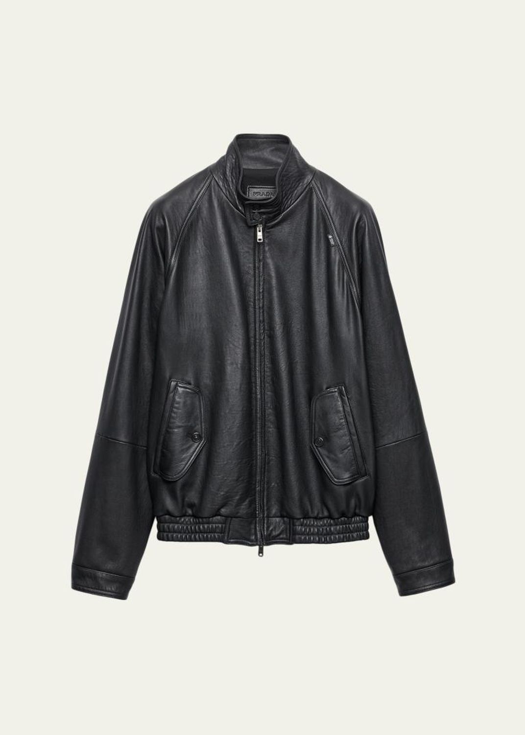 Brioni Men's Leather Moto Jacket - Bergdorf Goodman