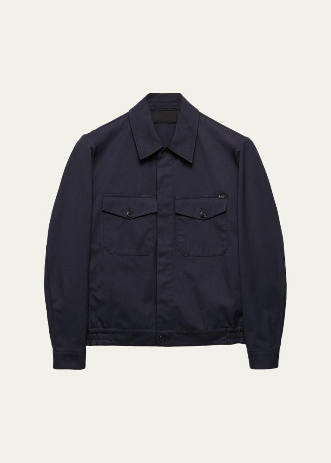 Prada Men's Technical Cotton Full-Zip Jacket - Bergdorf Goodman