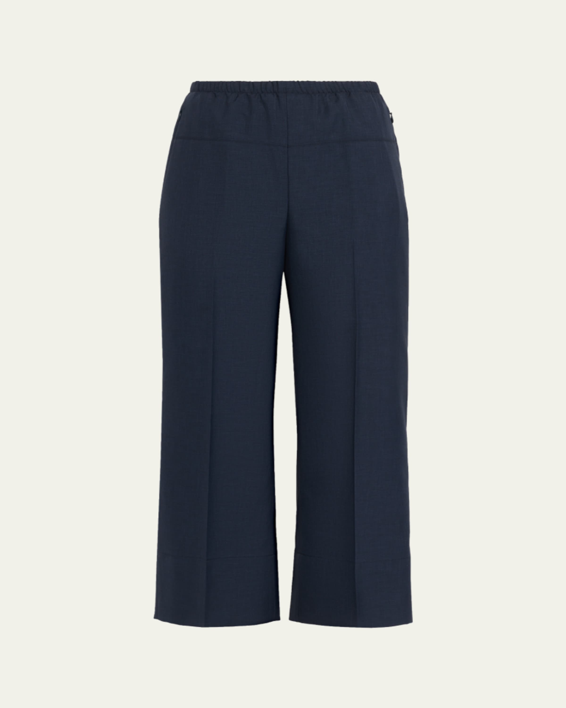 Theory Traceable Wool Slim Straight-Leg Trousers - Bergdorf Goodman