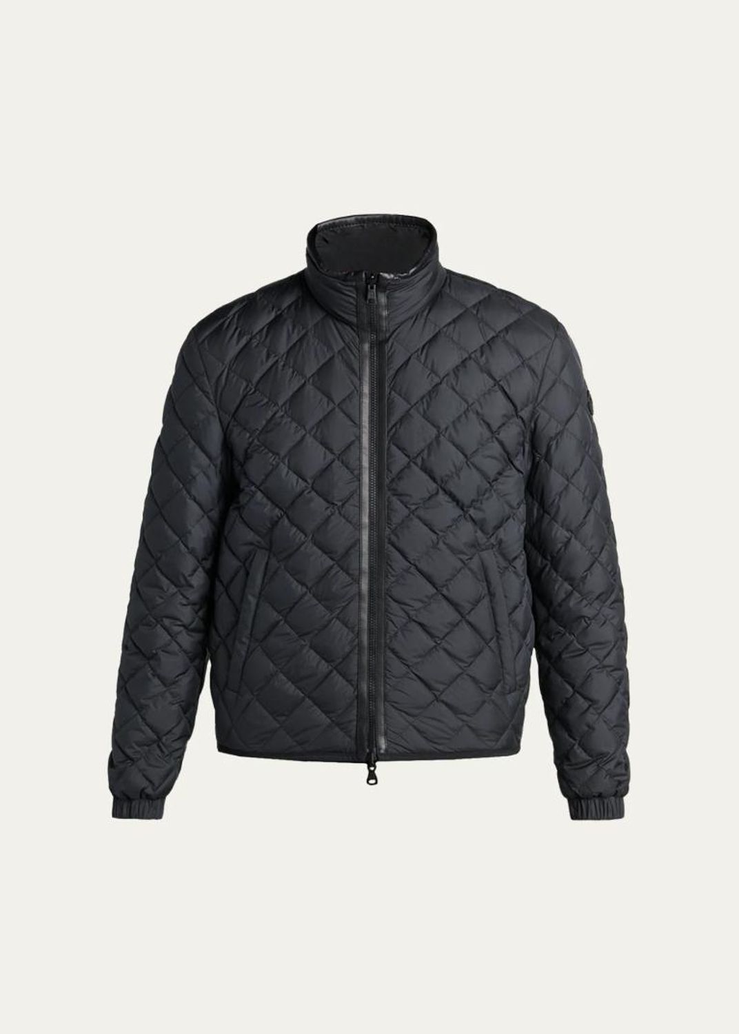 Kiton Men's Washed Cashmere Cable Knit Full-Zip Sweater - Bergdorf