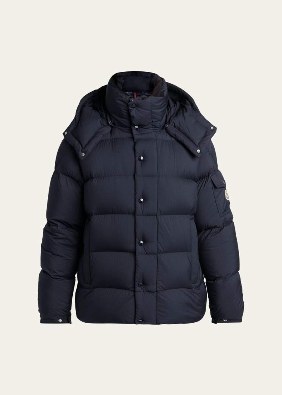 Moncler Grenoble Men's Stretch Nylon Montgetech Puffer Jacket