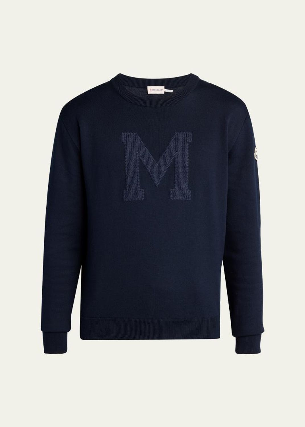Moncler Men's Cotton Graffiti Logo Long-Sleeve T-Shirt - Bergdorf