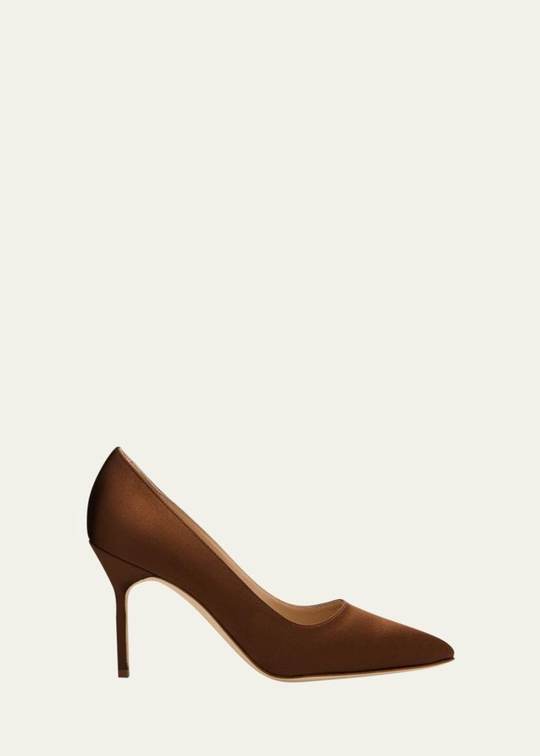 Manolo Blahnik Hangisi 105mm Satin High-Heel Pumps - Bergdorf Goodman