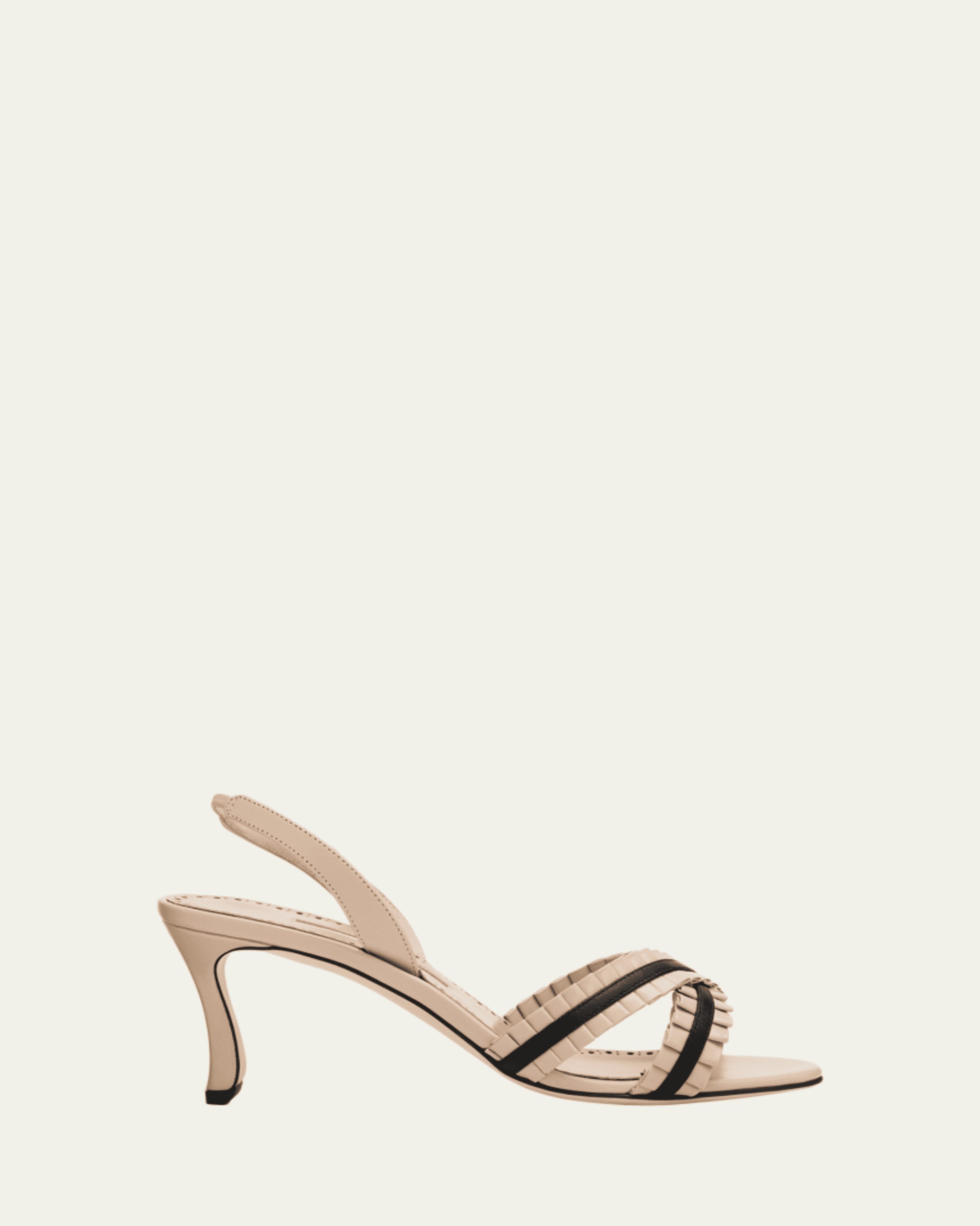 Manolo Blahnik 50mm Cupisanpla Metallic Leather Sandals - Bergdorf