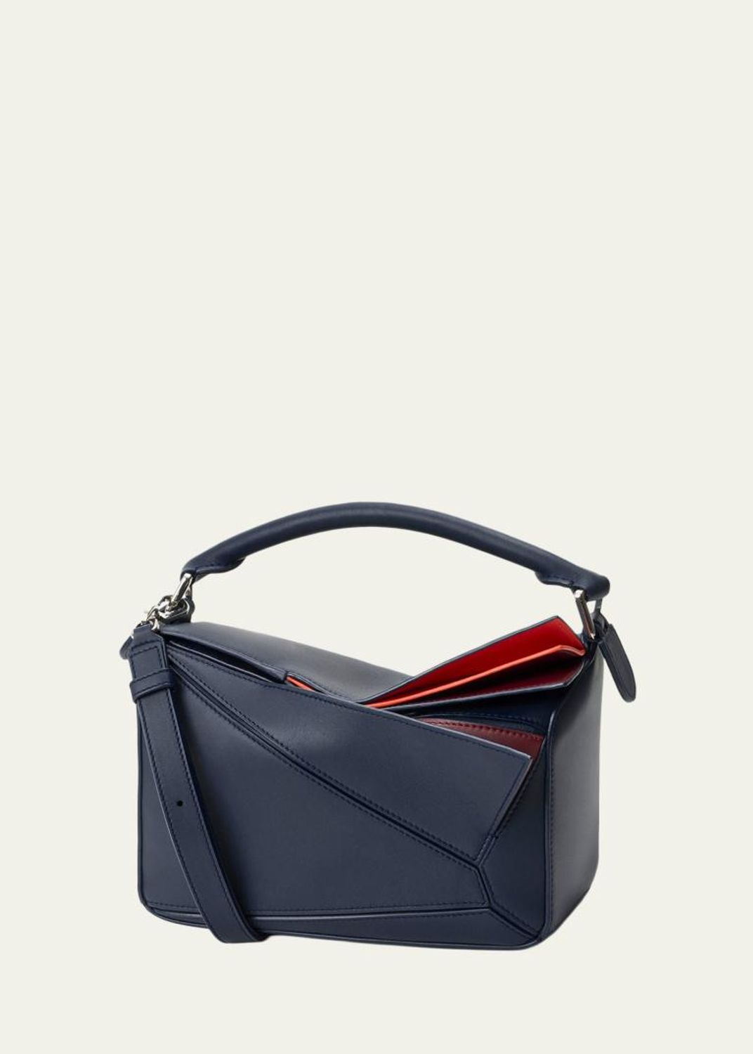 LOEWE x Paula's Ibiza Puzzle Medium Leather Top-Handle Bag