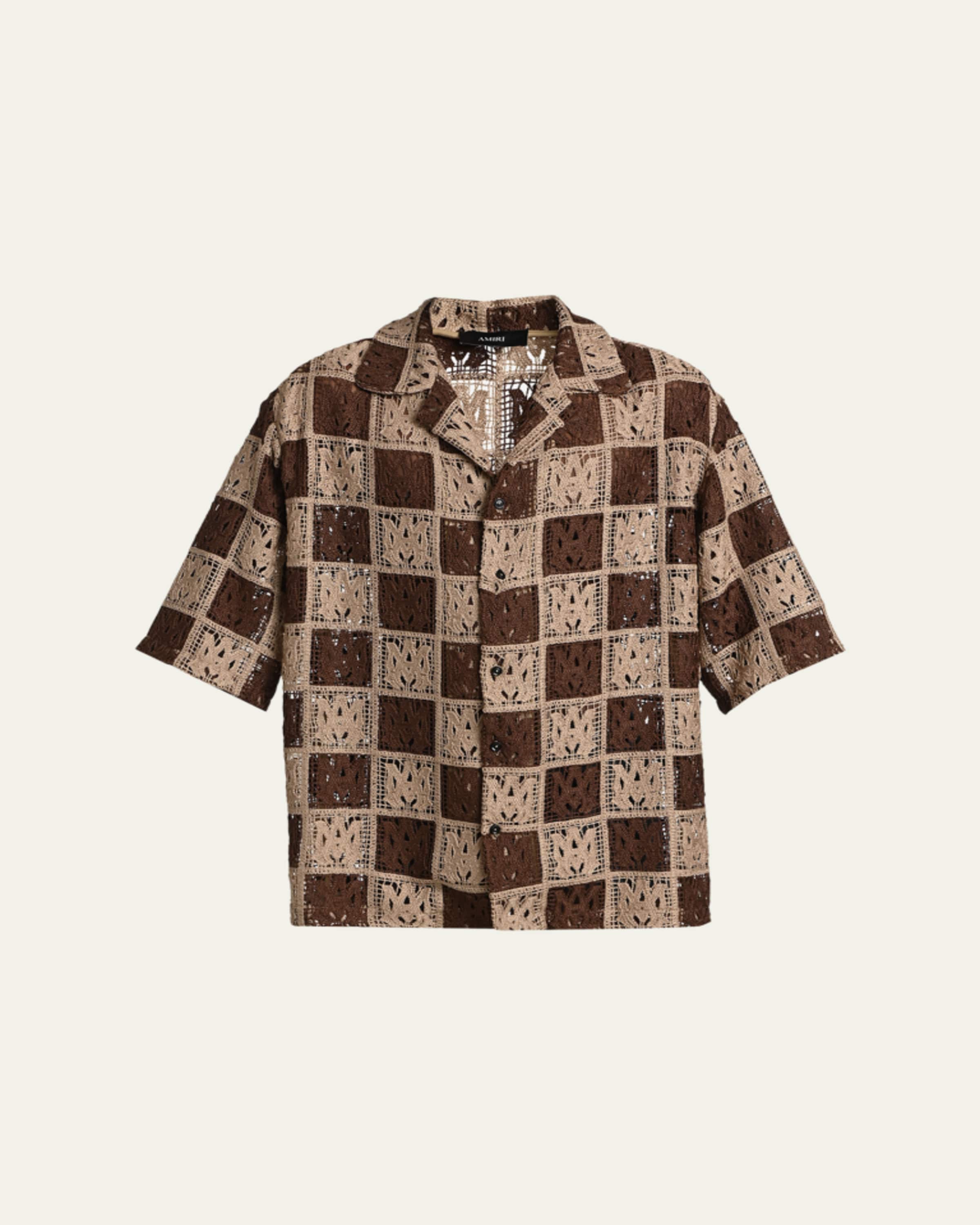 Amiri Men's Silk MA Quad Paisley Short-Sleeve Shirt - Bergdorf Goodman