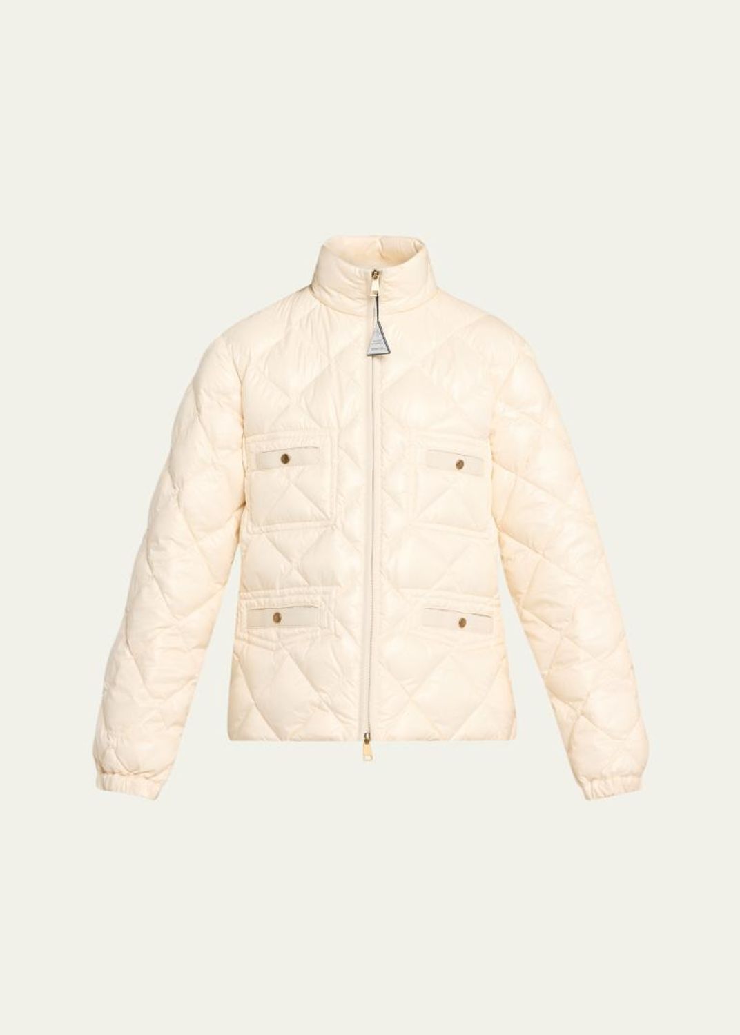 Moncler Combo Down Short Cardigan - Bergdorf Goodman