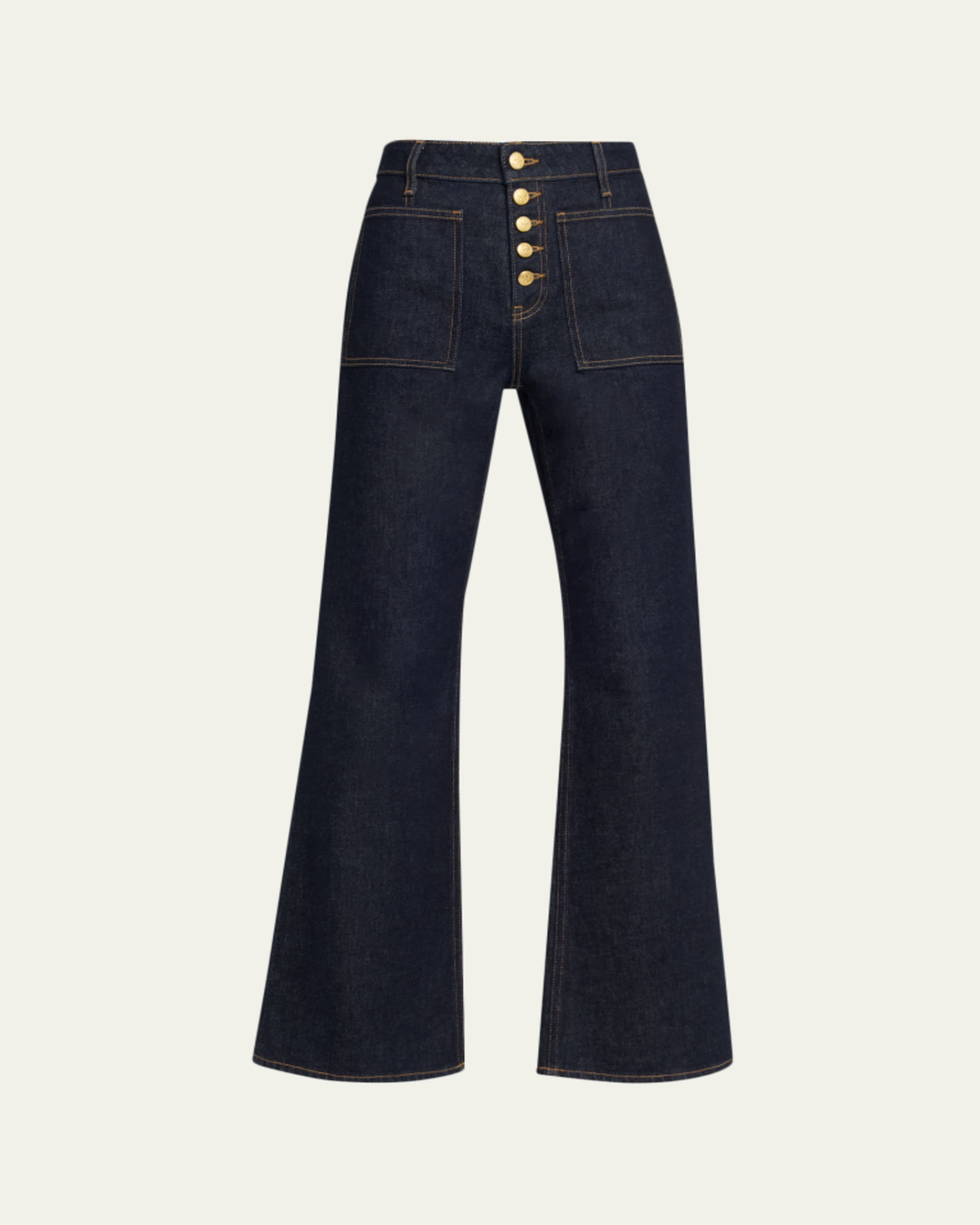 Ulla Johnson The Delphine High-Rise Jeans - Bergdorf Goodman
