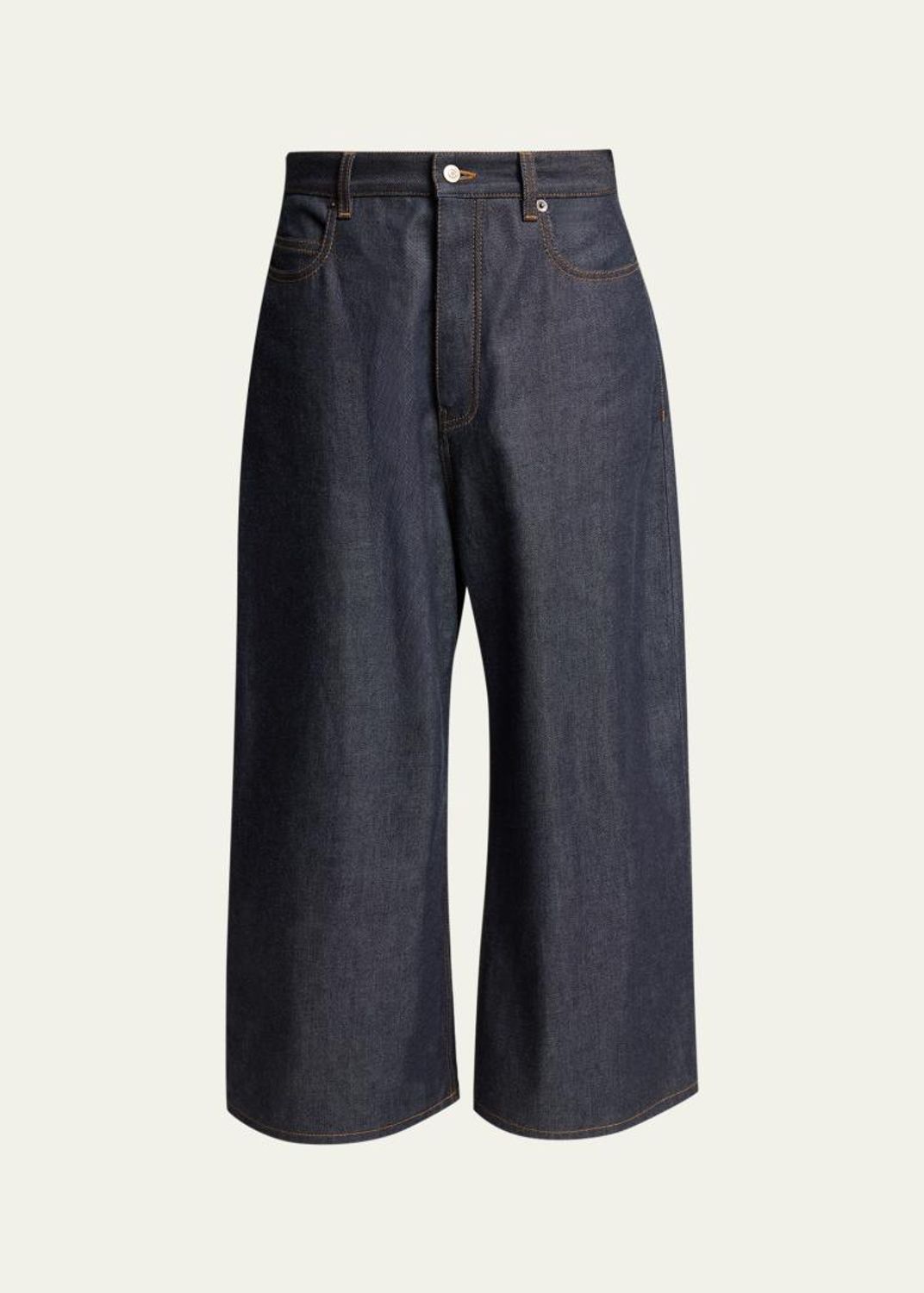 Balenciaga Men's Distressed Wide-Leg Carpenter Pants - Bergdorf