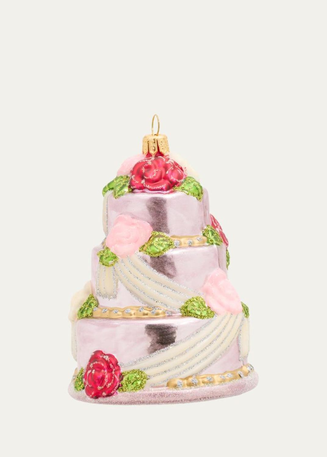 Impuls Glass Santa Gingerbread Ornament - Bergdorf Goodman