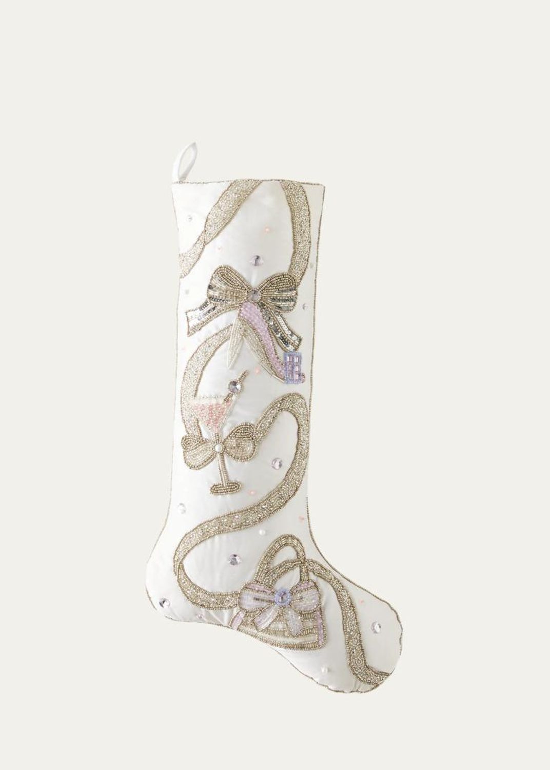 Kim Seybert Snow Globe Waltz Stocking - Bergdorf Goodman