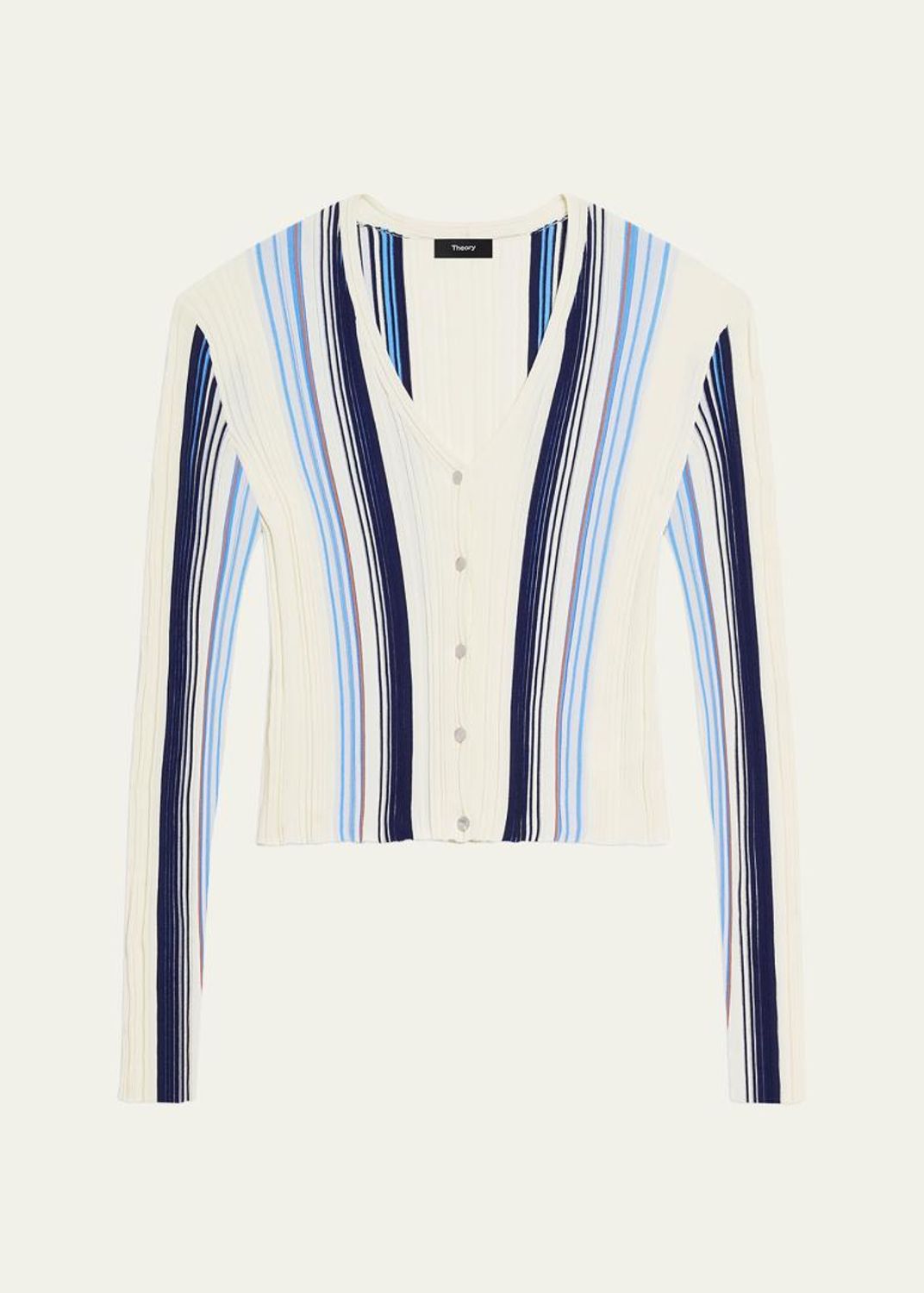 Theory Regal Merino Wool Cropped Cardigan - Bergdorf Goodman