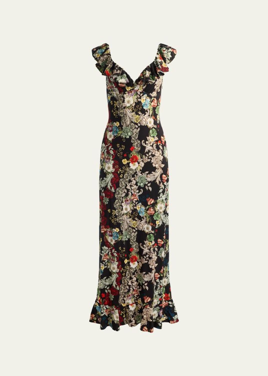 ALICE + OLIVIA Larissa Smocked Open Pleat Pants - Bergdorf Goodman