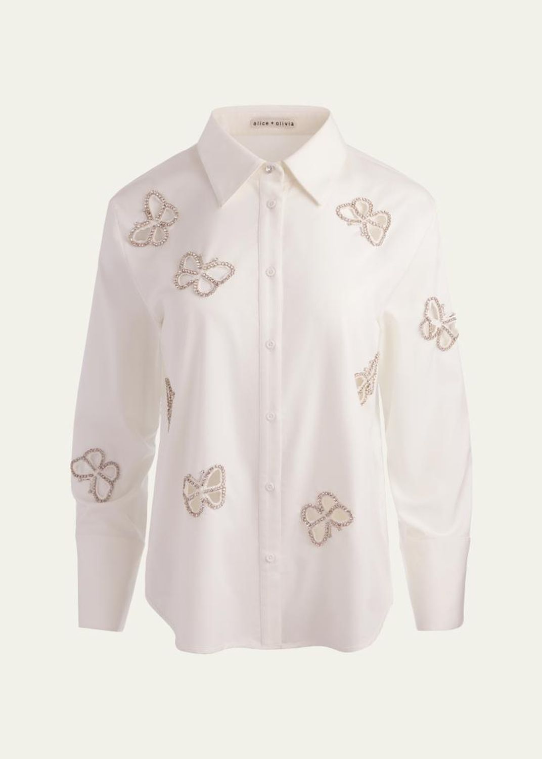 ALICE + OLIVIA Finely Oversized Utility Shirt - Bergdorf Goodman
