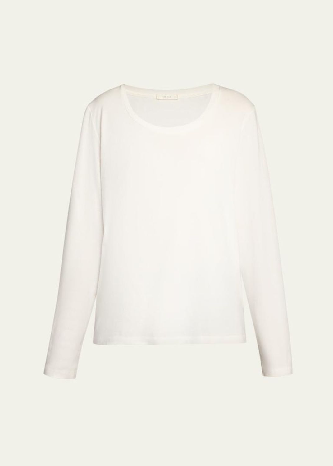 The Row Sherman Cotton Jersey Long-Sleeve T-Shirt - Bergdorf Goodman