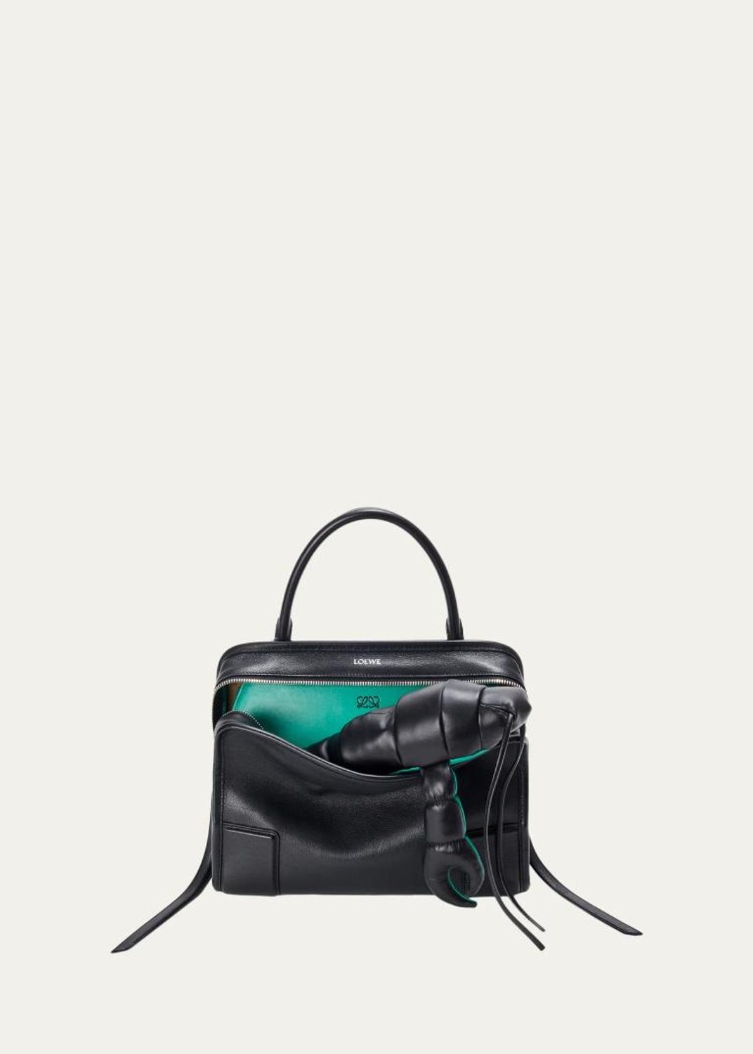 LOEWE Amazona 180 Small Leather Top-Handle Bag - Bergdorf Goodman
