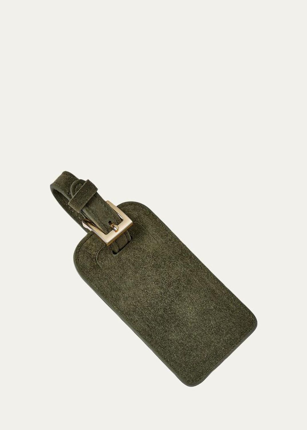 Graphic Image Suede Luggage Tag - Bergdorf Goodman