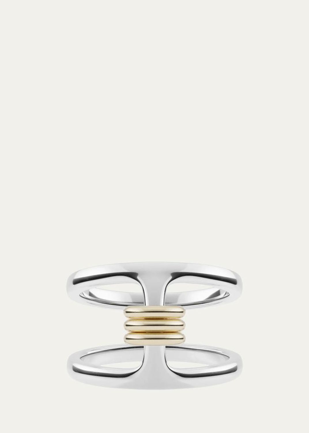 Spinelli Kilcollin Sonny Silver Three-Link Ring - Bergdorf Goodman