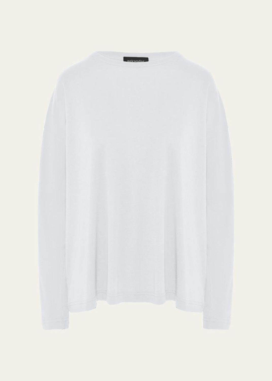 The Row Sherman Cotton Jersey Long-Sleeve T-Shirt - Bergdorf Goodman