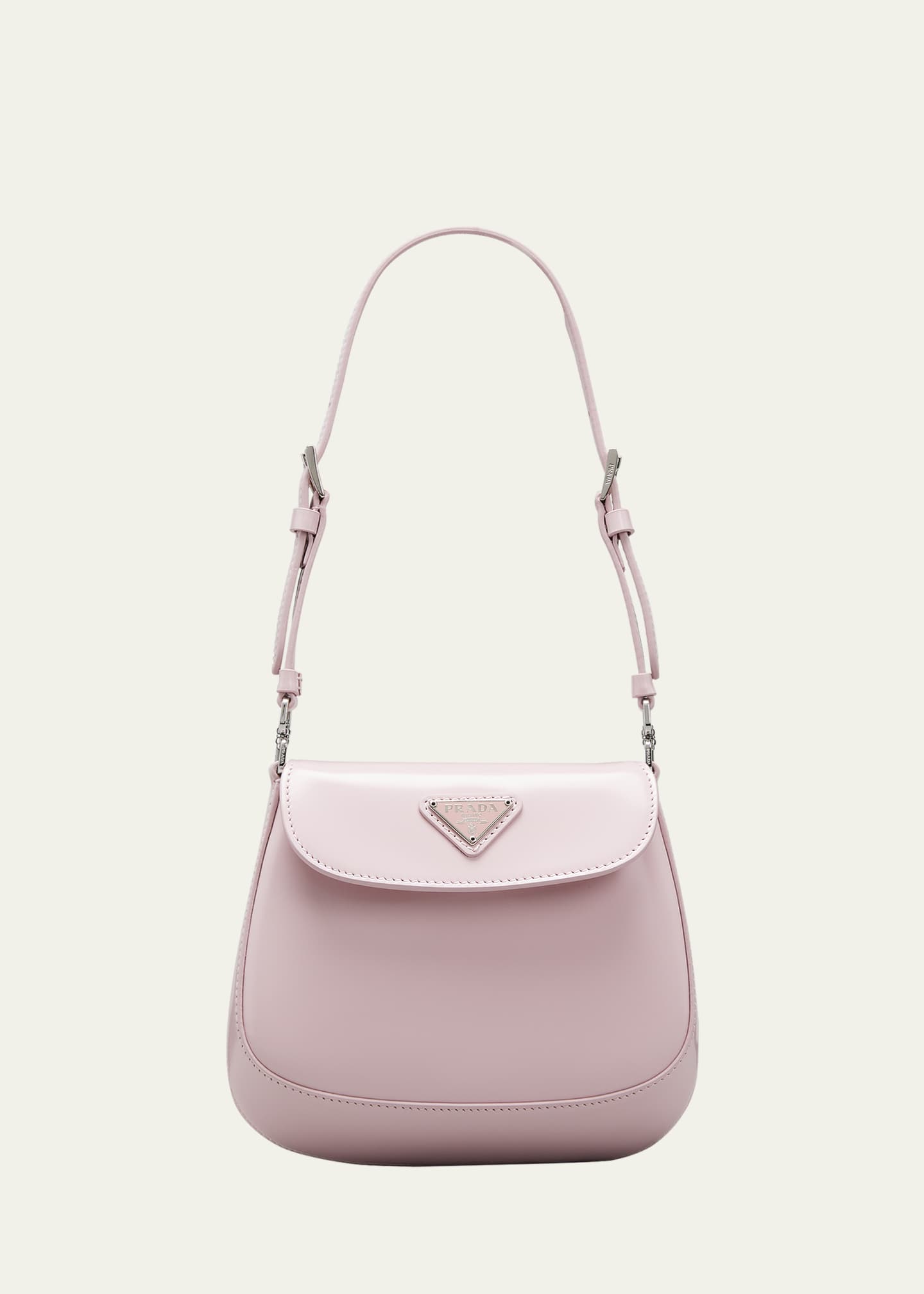 Prada Cleo brushed Leather Shoulder Bag With Flap in 2023