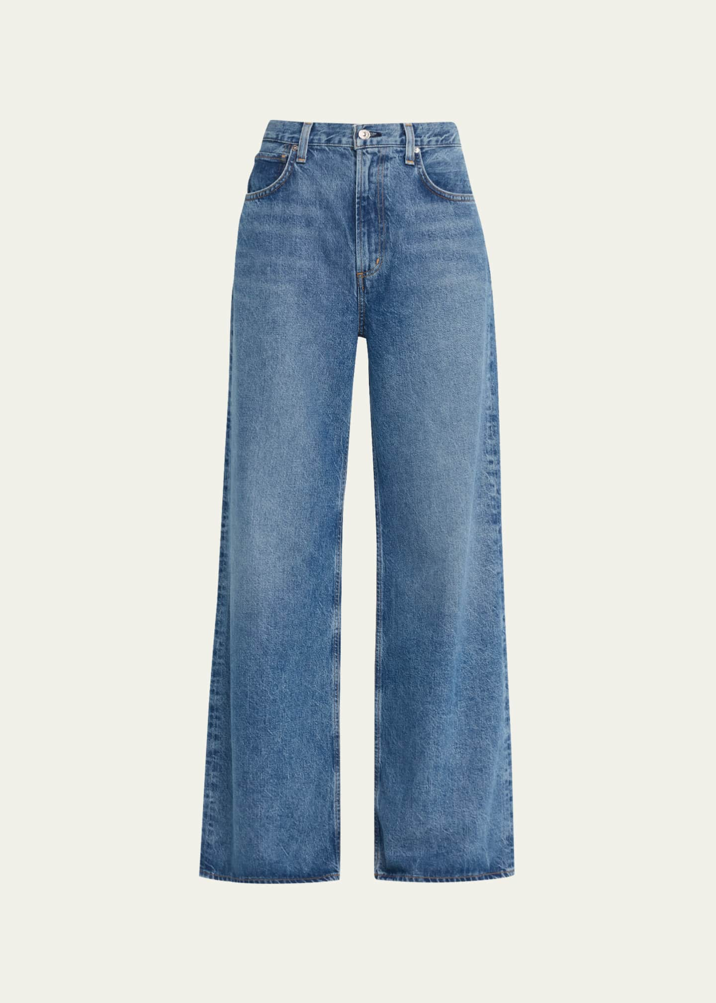 DL1961 Girl's Lily High Rise Wide Leg Jeans, Size 7-16 - Bergdorf Goodman