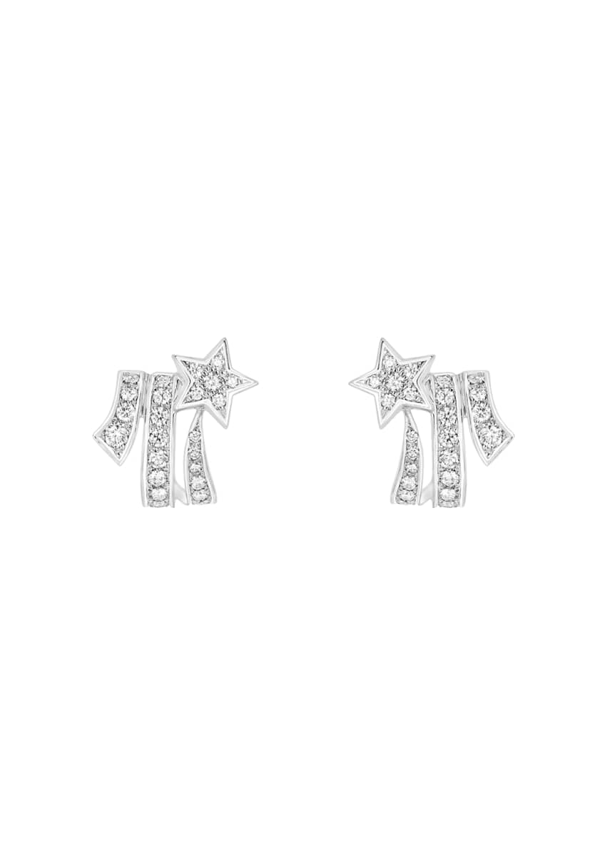 CHANEL COMÈTE Earrings in 18K White Gold with Diamonds