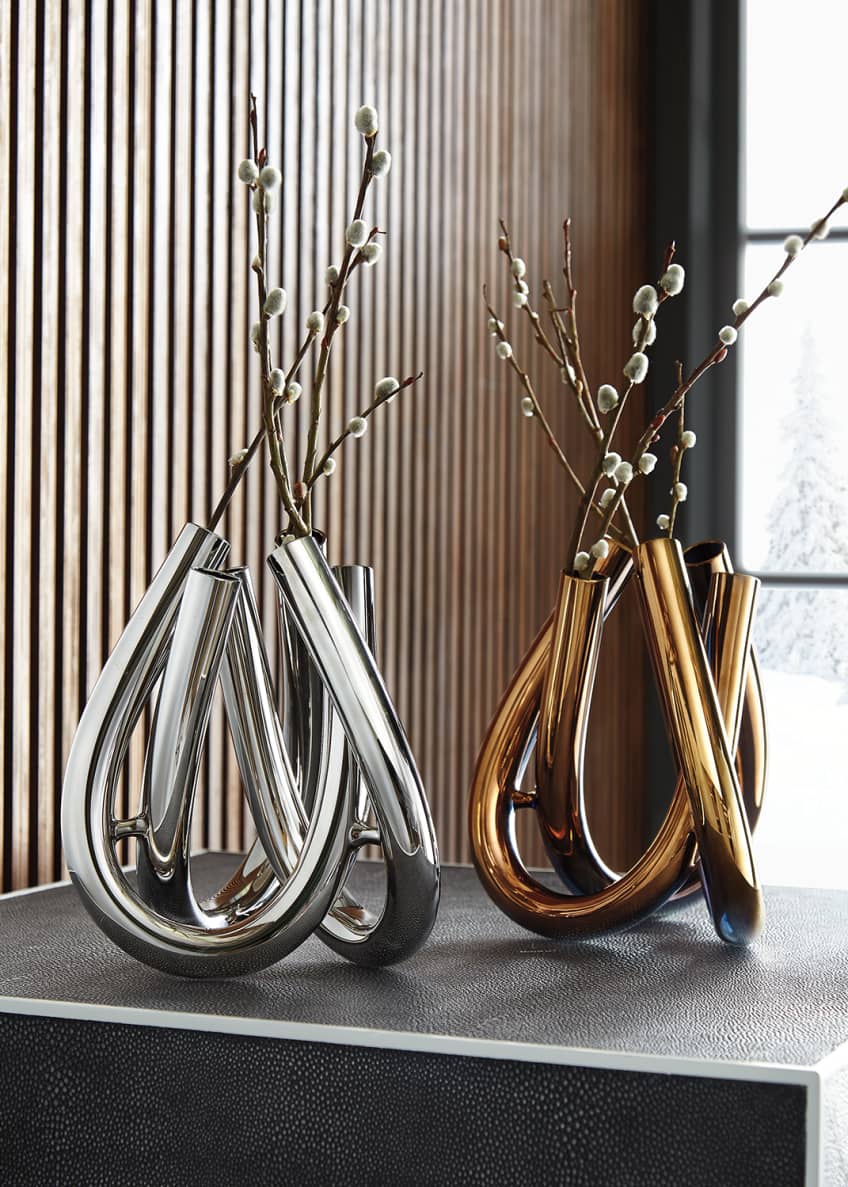 Rosenthal Triu Vase, Silver Bergdorf Goodman