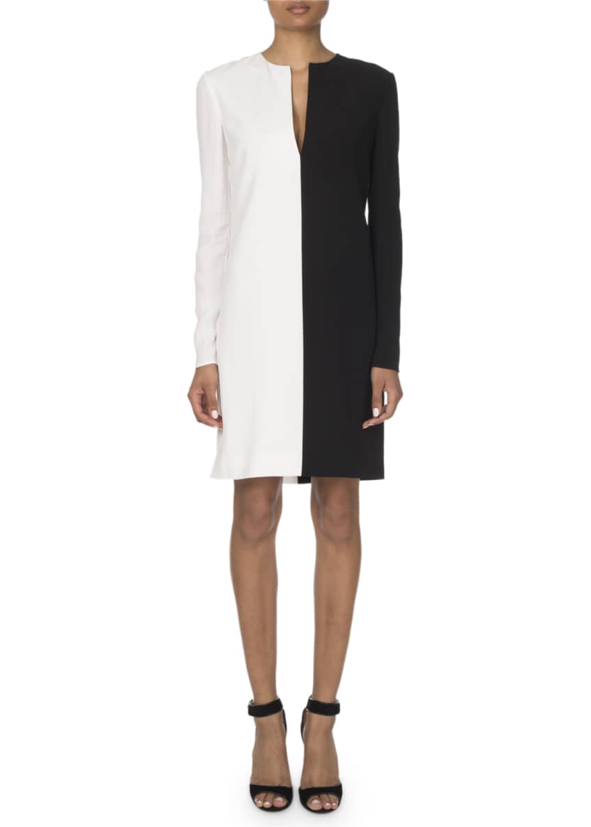 Givenchy Bicolor Cotton Casual Dress
