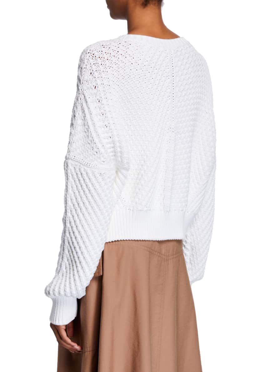 Vince directional rib pullover sale