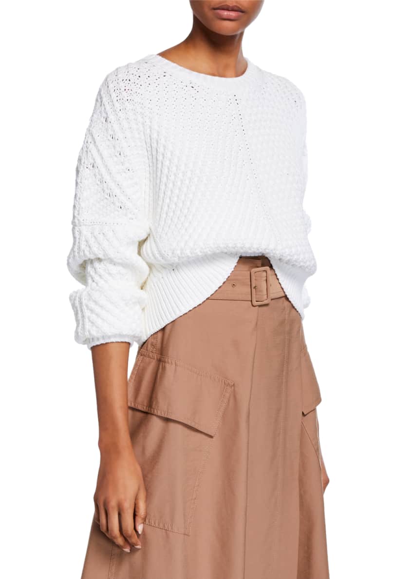 Vince directional rib pullover discount