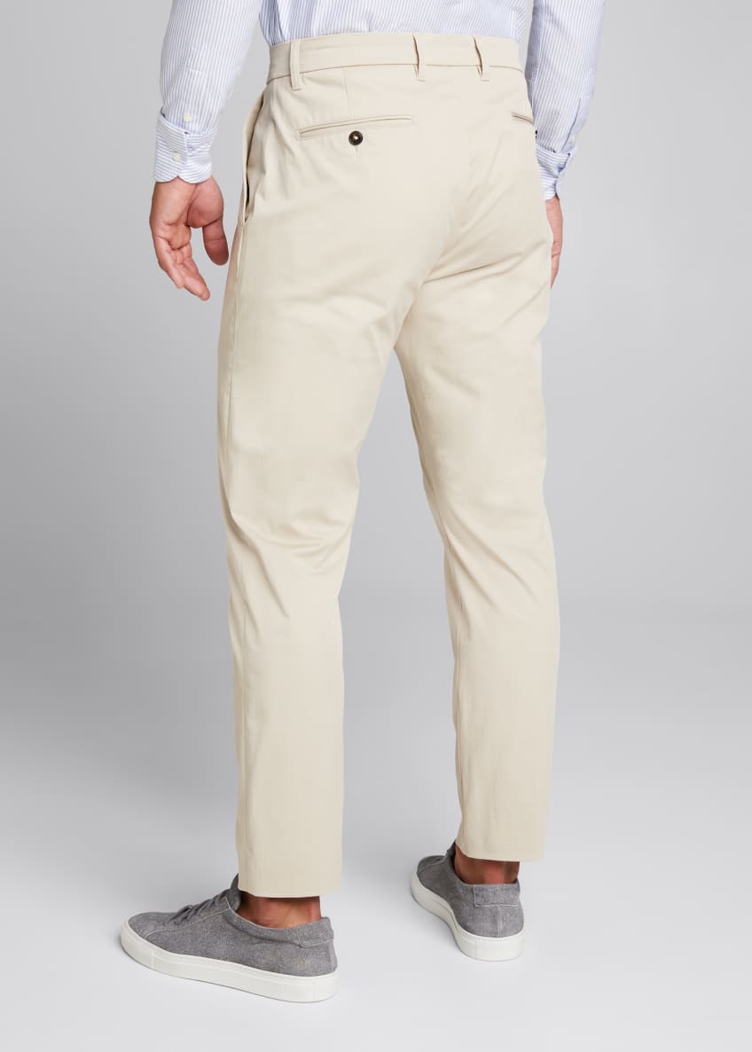 B. x Closed Men's Flat-Front Cropped Trousers Image 2 of 5