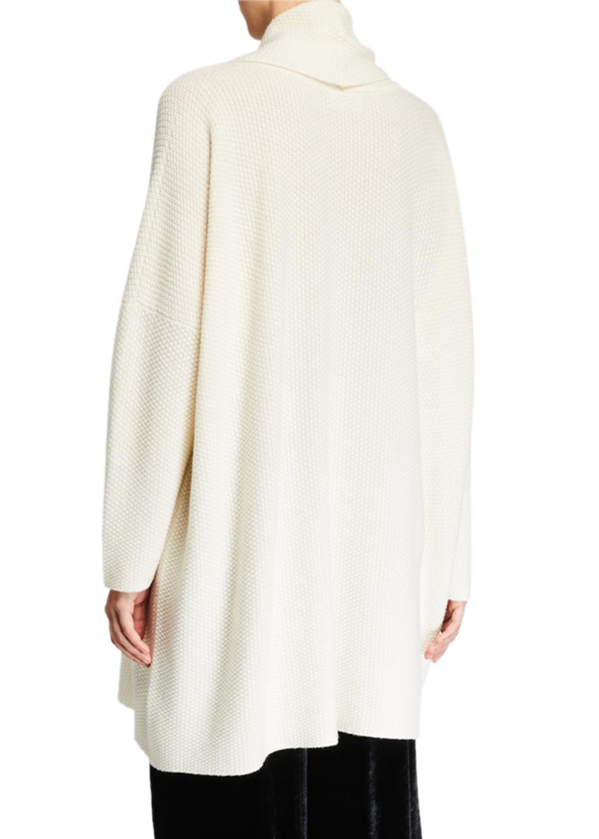 Pull Eskandar 100% Cachemire – Coupe Moine, Taille Unique, Couleur Sable/Beige, Neuf Avec Étiquettes