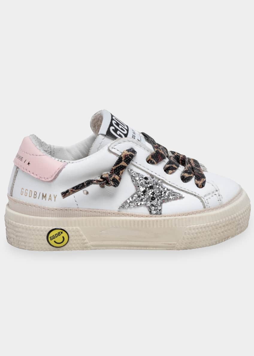 Blæse Sund mad Tillid Golden Goose Girl's May Glitter Leopard-Print Low-Top Sneakers,  Baby/Toddlers and Matching Items & Matching Items - Bergdorf Goodman