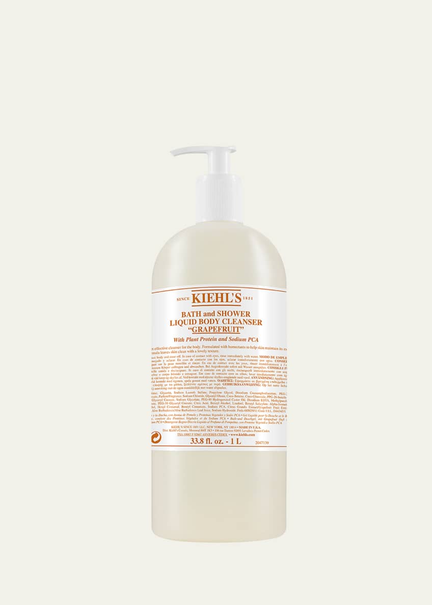 Kiehl's Since 1851 Grapefruit Bath & Shower Liquid Body Cleanser, 33.8 oz.
