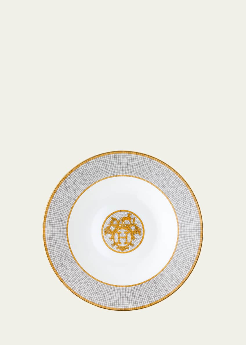 Hermès Mosaique Au 24 Gold Soup Plate Bergdorf Goodman